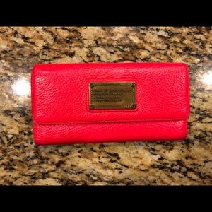 Marc Jacobs Hot Pink Tori Fold Wallet